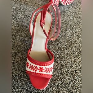 Aldo Quintinia Red and Tan shoes never worn NEW still in BOX